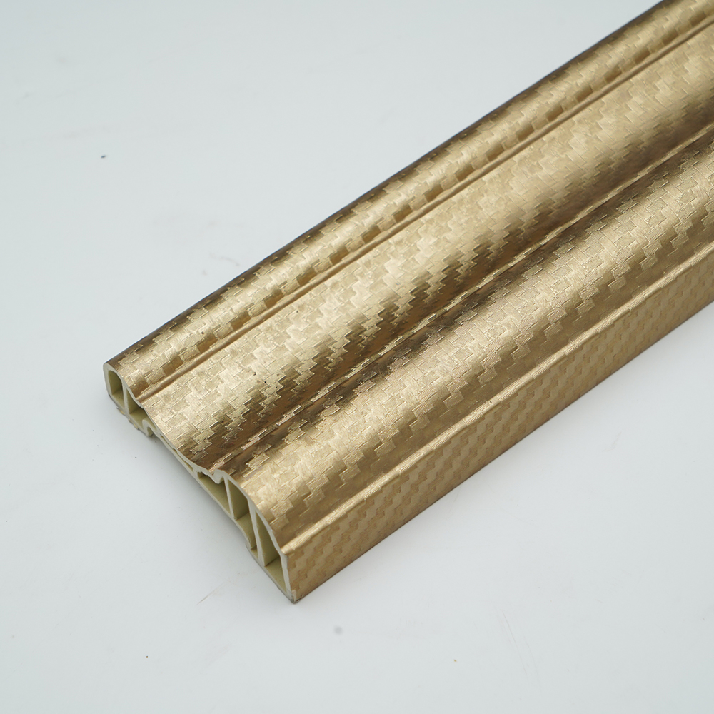  photo frame profile  gold colour  pvc film 